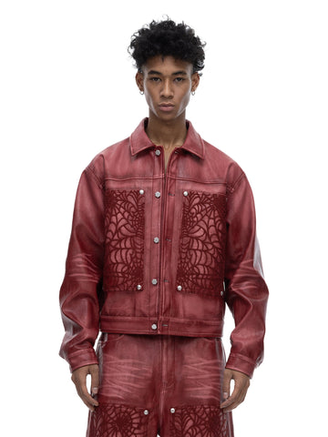 Cobweb Leather Jacket