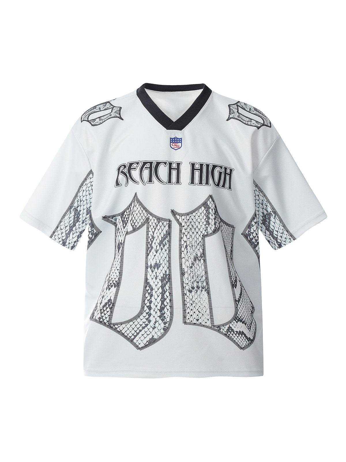 RETRO® Jersey Style Snake Print T-Shirt
