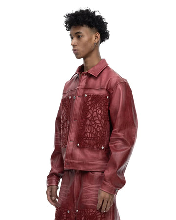 Cobweb Leather Jacket