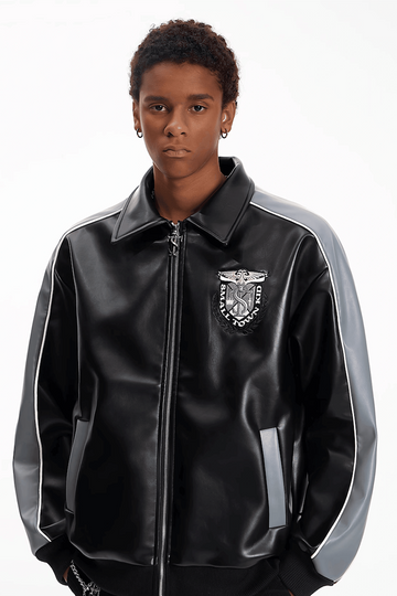 SmallTown Kid Leather Jacket