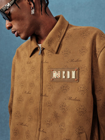 MEDM Monogram Suede Jacket