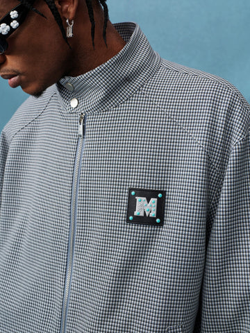 Houndstooth Tracksuit Jacket