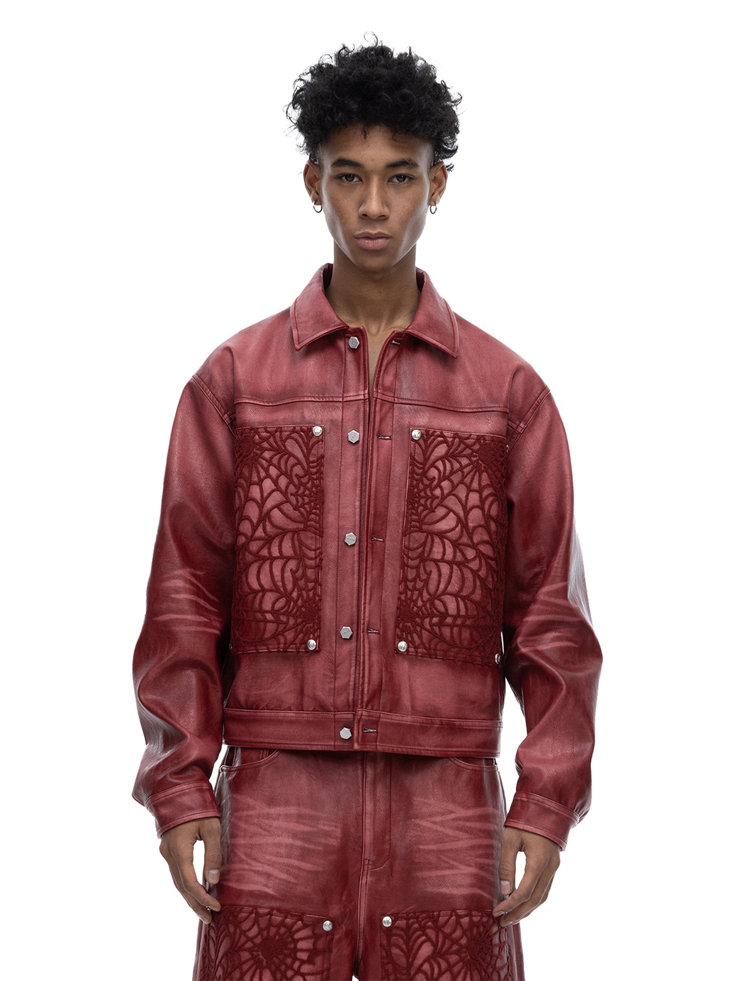 Cobweb Leather Jacket