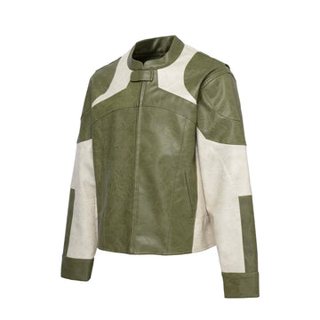 Deconstructed Leather Jacket