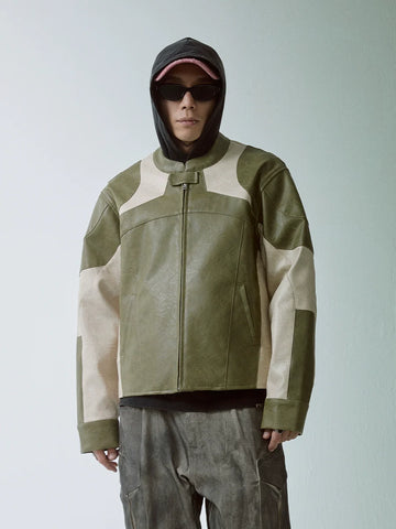 Deconstructed Leather Jacket