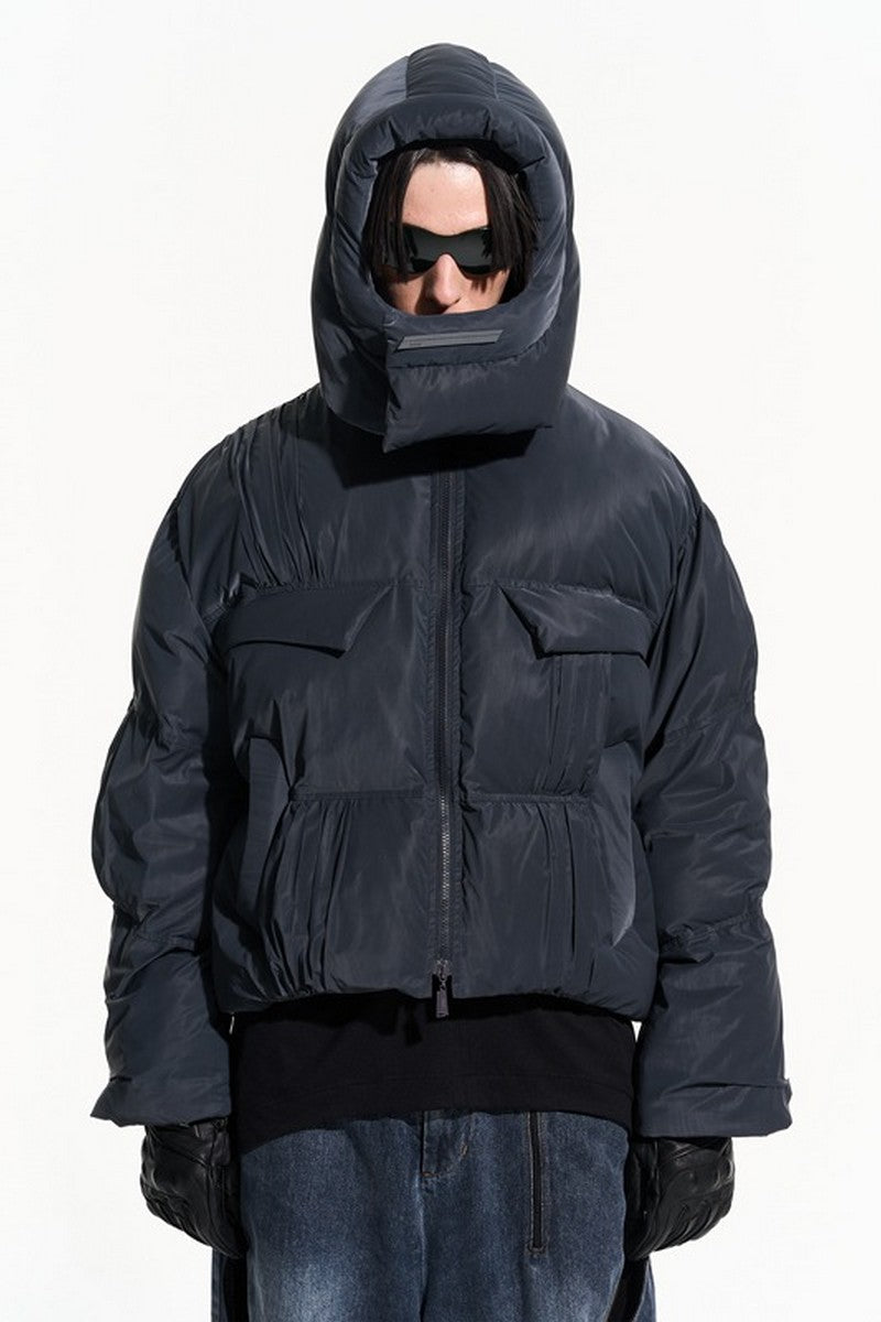 Real Retro World - Layered Logo Down Jacket