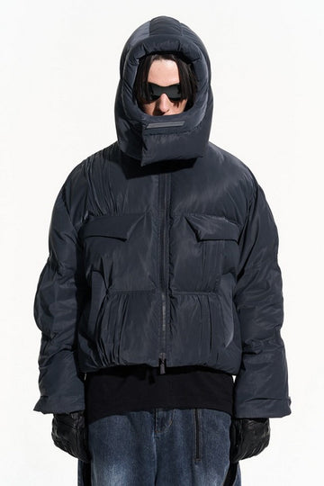 Real Retro World - Layered Logo Down Jacket
