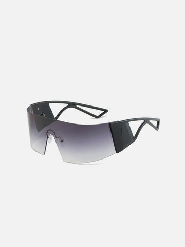 Real Retro World - Y2K Cyberpunk Future Gradient Super Glasses