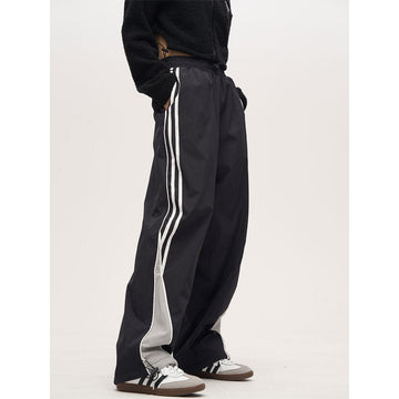Real Retro World - Contrast Piped Track Pants