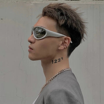 Real Retro World - Polarized Wrap Around Y2K Sunglasses