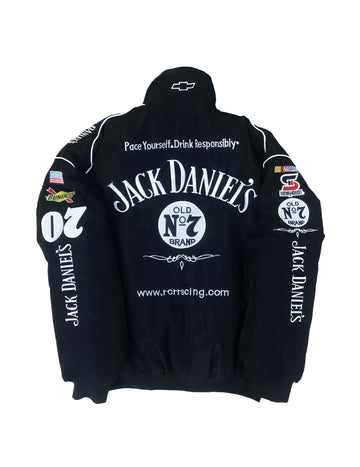Real Retro World - RARE Vintage  F1 Embroidered Racing Jacket