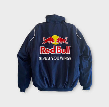 Real Retro World - RARE Vintage F1 Embroidered Racing Jacket