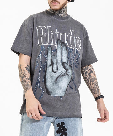 Real Retro World - Rhude Graphic T-Shirt