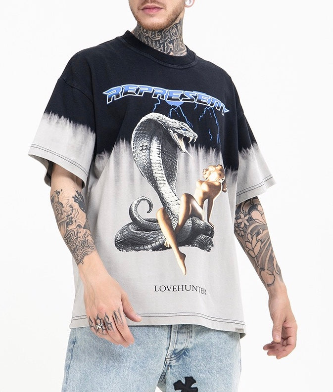 Real Retro World - Represent Love Hunter T-Shirt
