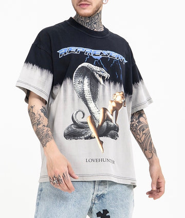 Real Retro World - Represent Love Hunter T-Shirt