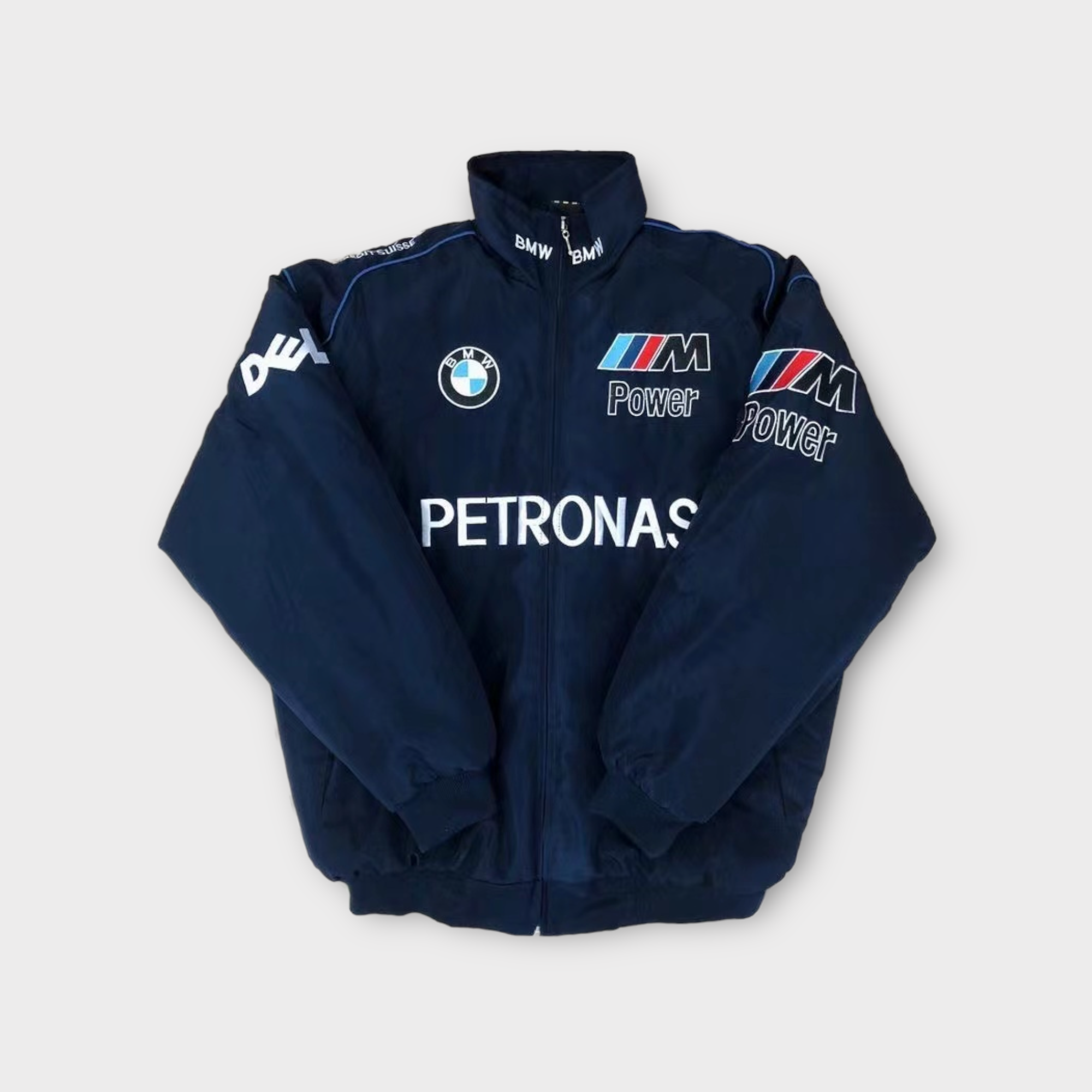 Real Retro World - RARE Vintage F1 Embroidered Racing Jacket