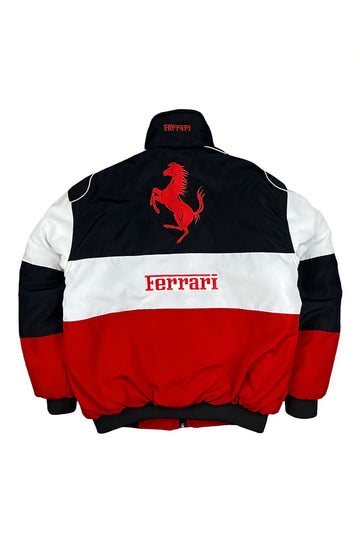 Real Retro World - RARE 90s F1 Embroidered Racing Jacket