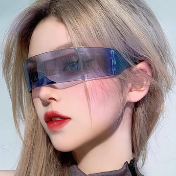 Real Retro World - Cyberpunk Technology Translucent Gradient Glasses