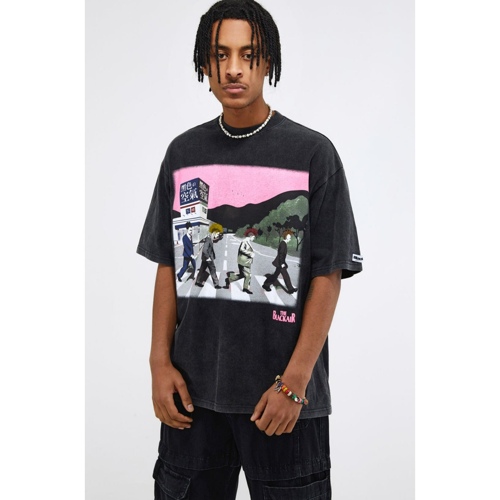 Real Retro World - Made Extreme Anime Cartoon Graphic T-Shirt